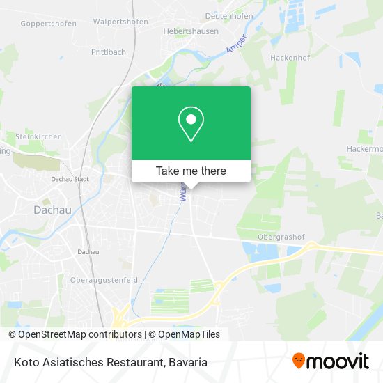 Koto Asiatisches Restaurant map