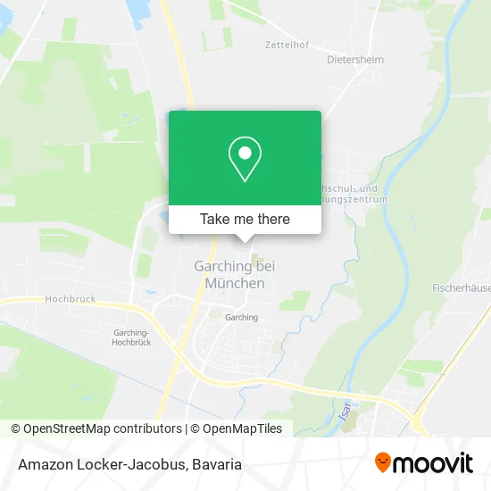 Карта Amazon Locker-Jacobus