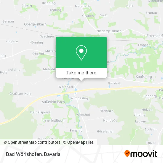 Карта Bad Wörishofen