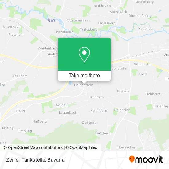 Карта Zeiller Tankstelle