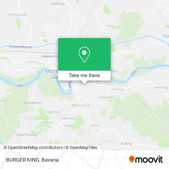 Карта BURGER KING