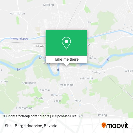 Shell-Bargeldservice map