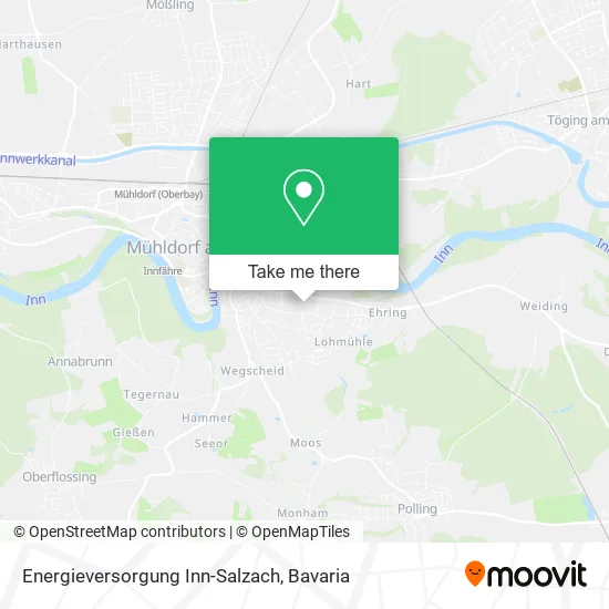 Карта Energieversorgung Inn-Salzach