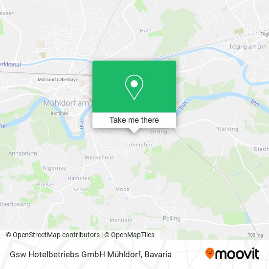 Gsw Hotelbetriebs GmbH Mühldorf map