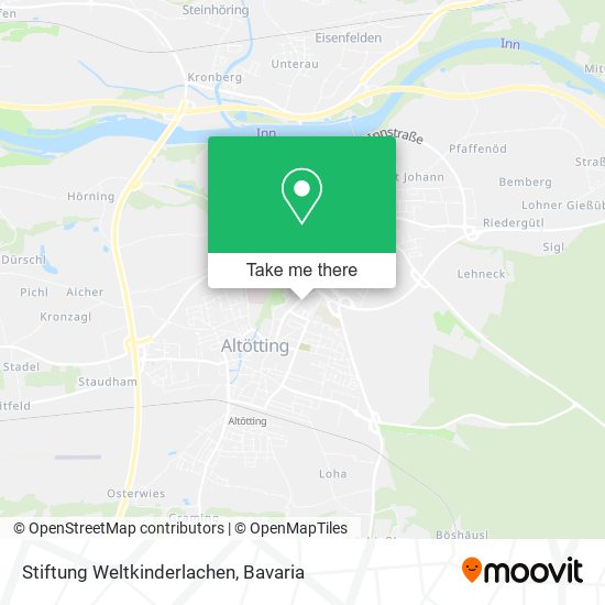 Stiftung Weltkinderlachen map