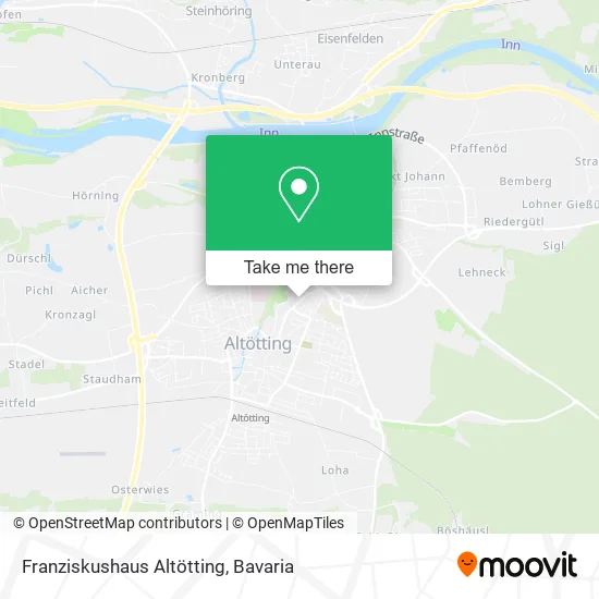 Карта Franziskushaus Altötting