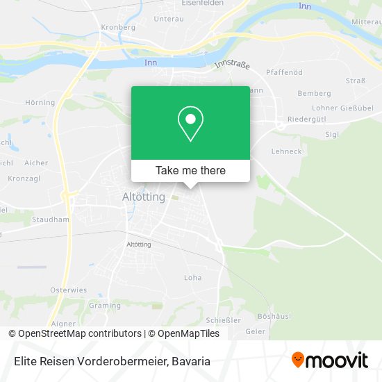 Elite Reisen Vorderobermeier map