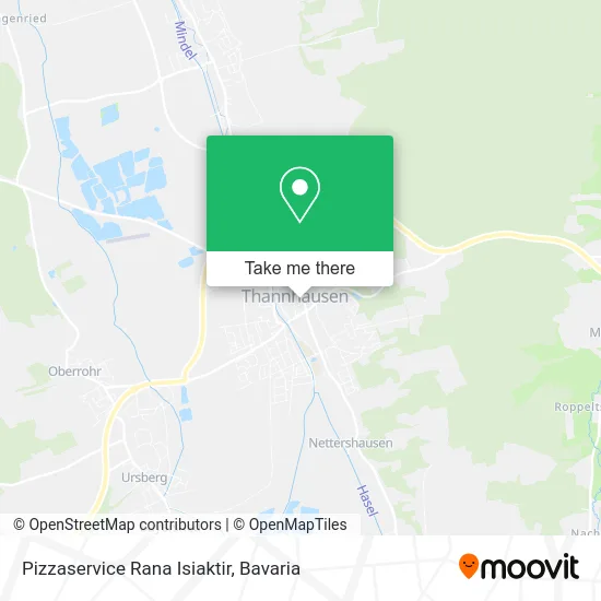 Карта Pizzaservice Rana Isiaktir
