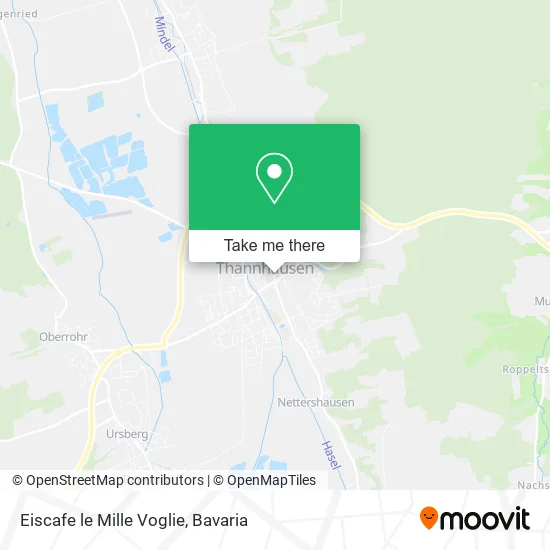 Карта Eiscafe le Mille Voglie