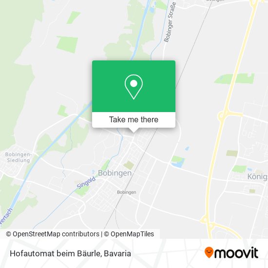Hofautomat beim Bäurle map