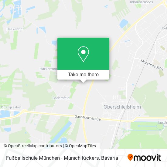Fußballschule München - Munich Kickers map