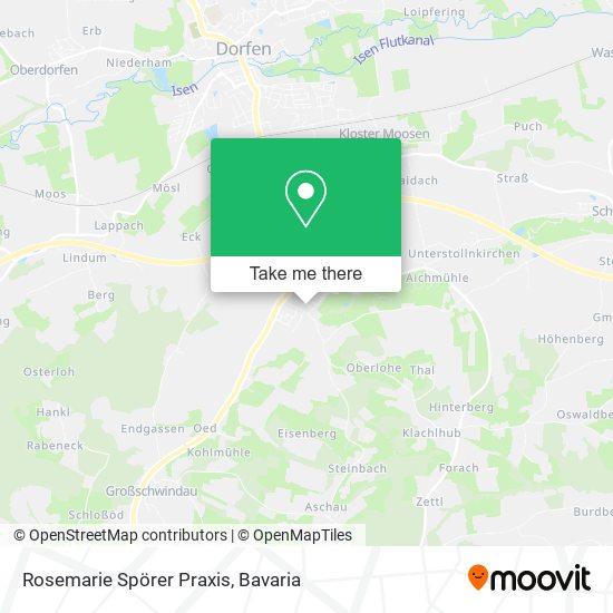 Rosemarie Spörer Praxis map