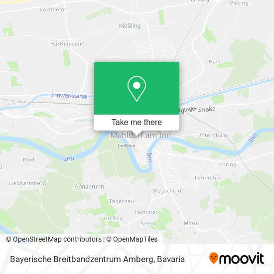 Карта Bayerische Breitbandzentrum Amberg