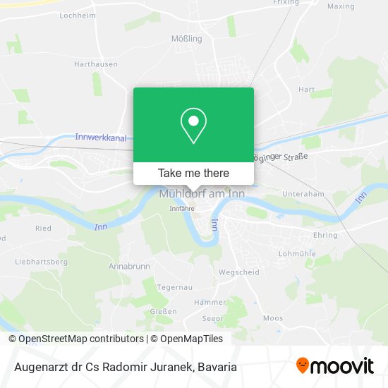 Augenarzt dr Cs Radomir Juranek map