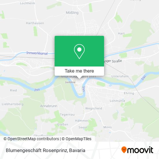 Blumengeschäft Rosenprinz map
