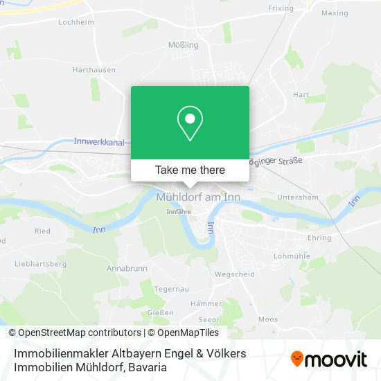 Immobilienmakler Altbayern Engel & Völkers Immobilien Mühldorf map