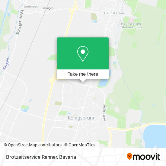 Карта Brotzeitservice Rehner