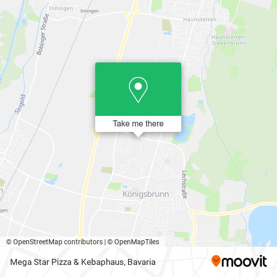 Mega Star Pizza & Kebaphaus map