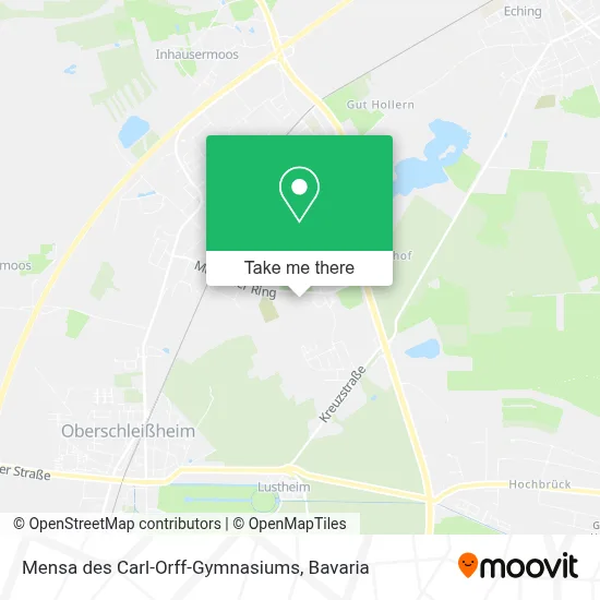 Mensa des Carl-Orff-Gymnasiums map