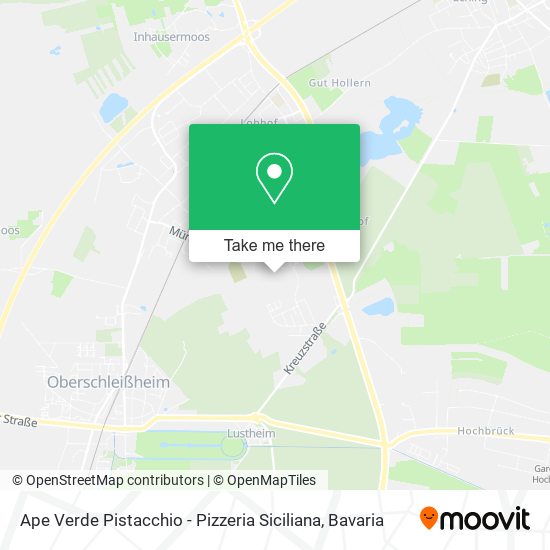 Ape Verde Pistacchio - Pizzeria Siciliana map