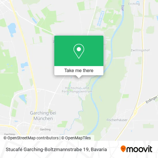 Карта Stucafé Garching-Boltzmannstrabe 19