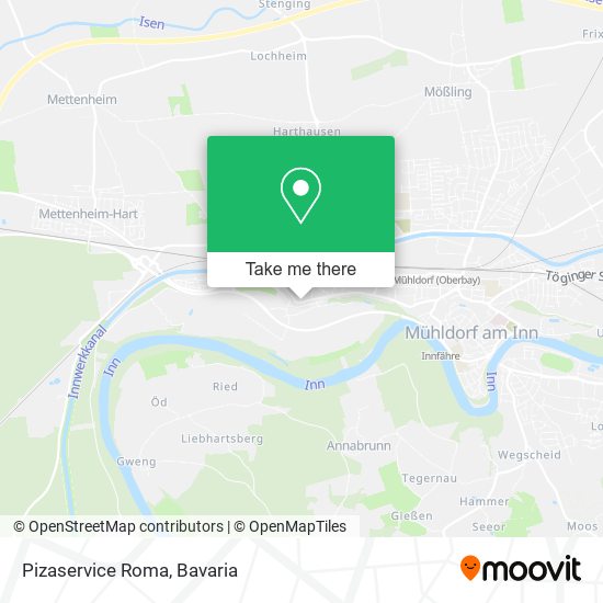 Pizaservice Roma map