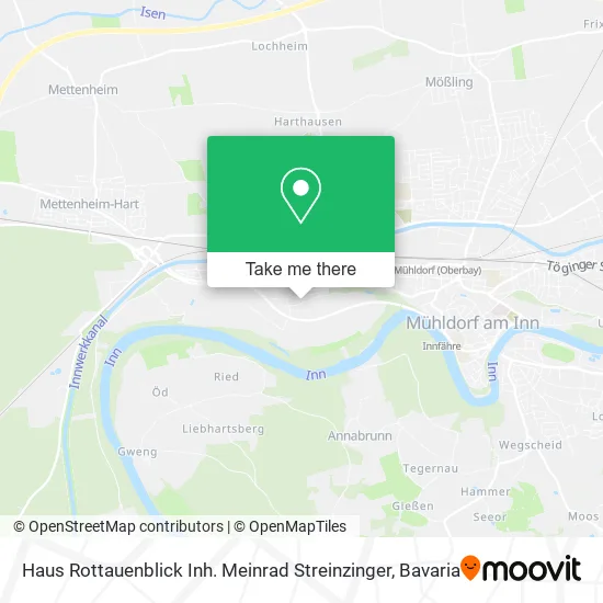 Карта Haus Rottauenblick Inh. Meinrad Streinzinger