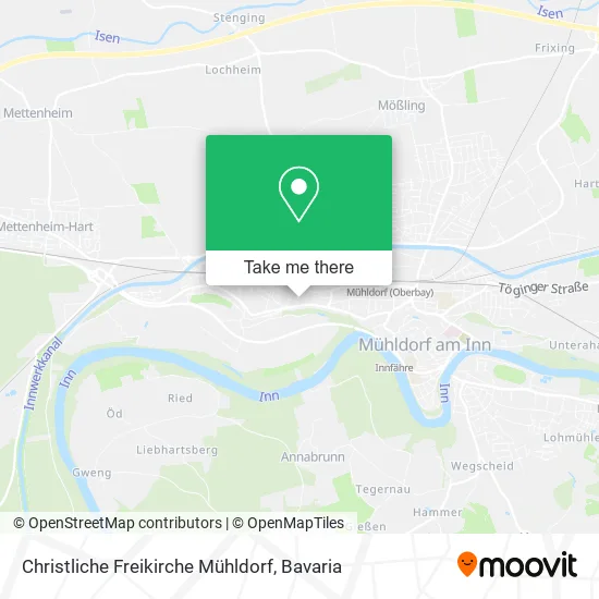 Christliche Freikirche Mühldorf map