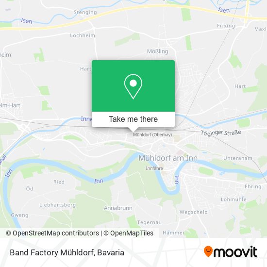 Band Factory Mühldorf map