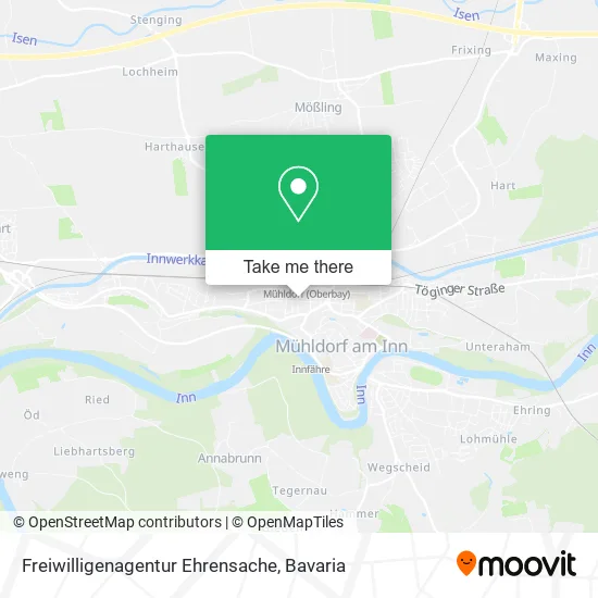 Карта Freiwilligenagentur Ehrensache
