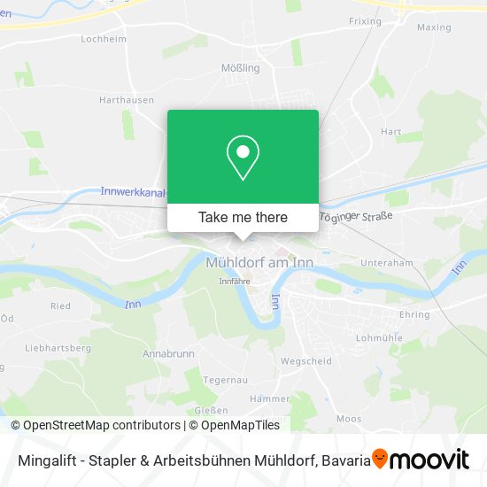 Mingalift - Stapler & Arbeitsbühnen Mühldorf map