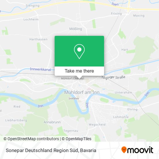 Sonepar Deutschland Region Süd map
