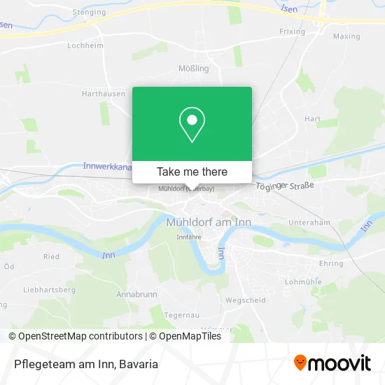 Карта Pflegeteam am Inn