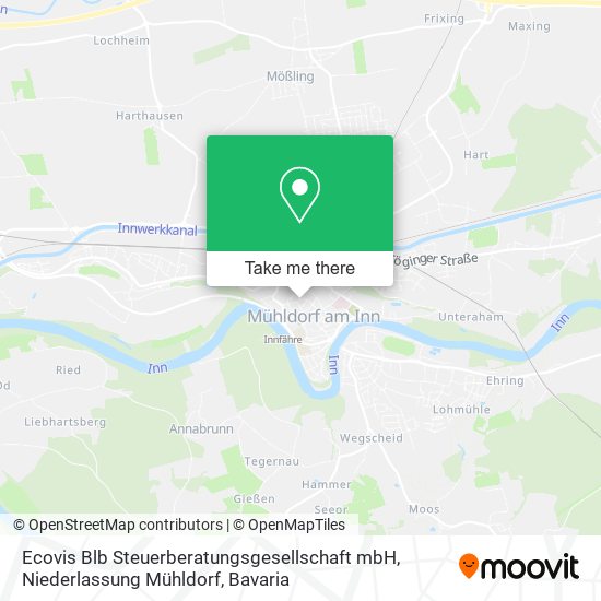 Ecovis Blb Steuerberatungsgesellschaft mbH, Niederlassung Mühldorf map