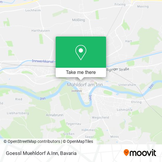 Goessl Muehldorf A.Inn map