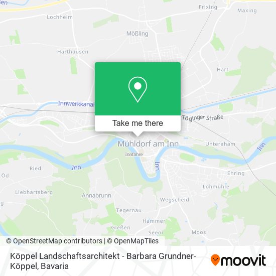 Köppel Landschaftsarchitekt - Barbara Grundner-Köppel map
