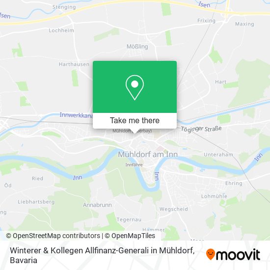 Winterer & Kollegen Allfinanz-Generali in Mühldorf map