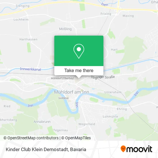 Карта Kinder Club Klein Demostadt