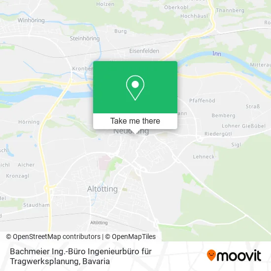 Карта Bachmeier Ing.-Büro Ingenieurbüro für Tragwerksplanung
