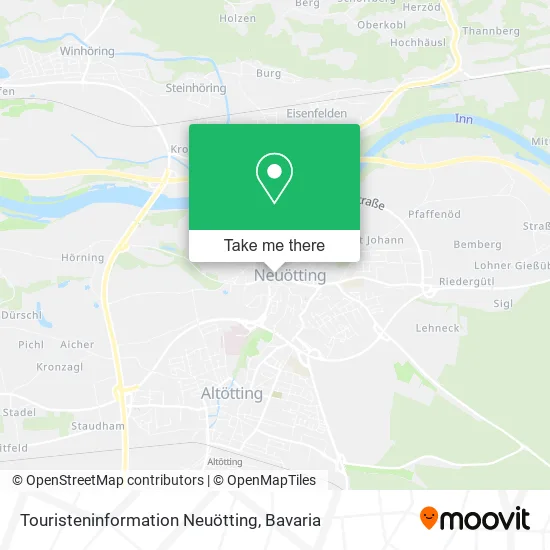 Карта Touristeninformation Neuötting