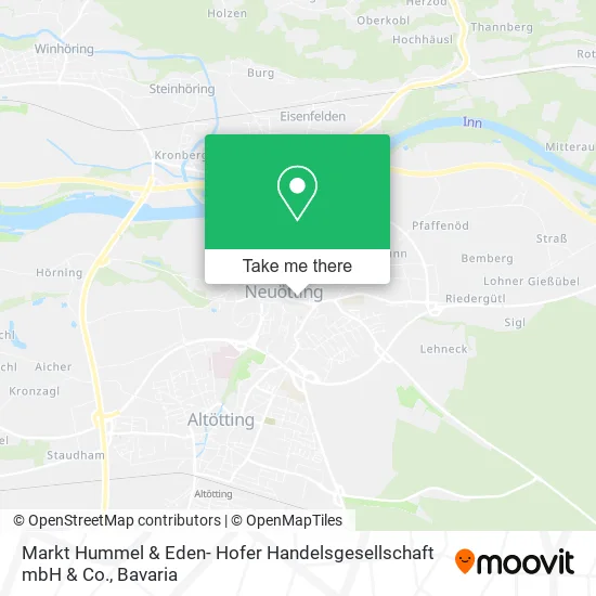 Карта Markt Hummel & Eden- Hofer Handelsgesellschaft mbH & Co.