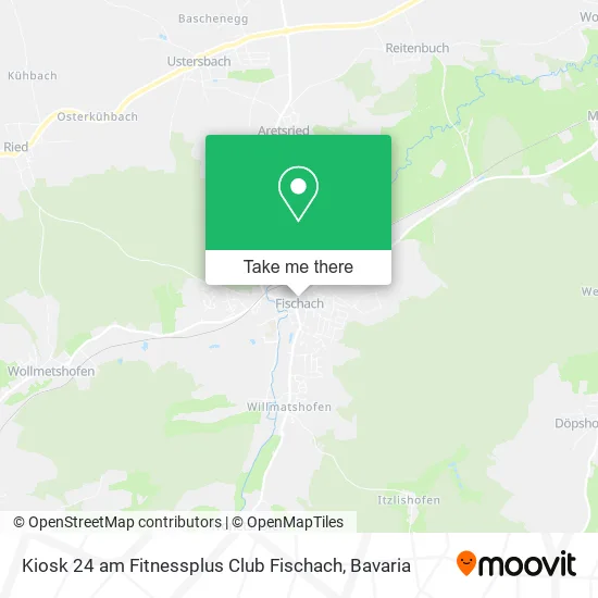 Карта Kiosk 24 am Fitnessplus Club Fischach