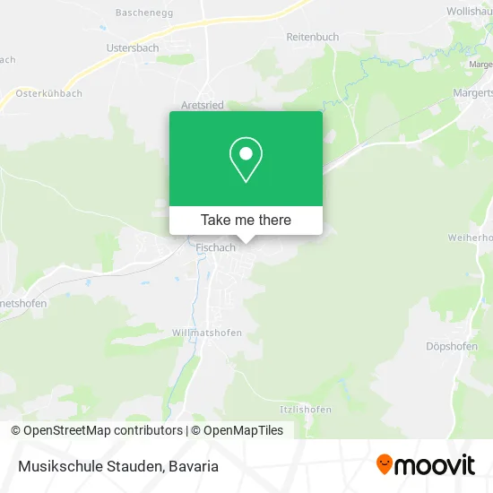 Карта Musikschule Stauden