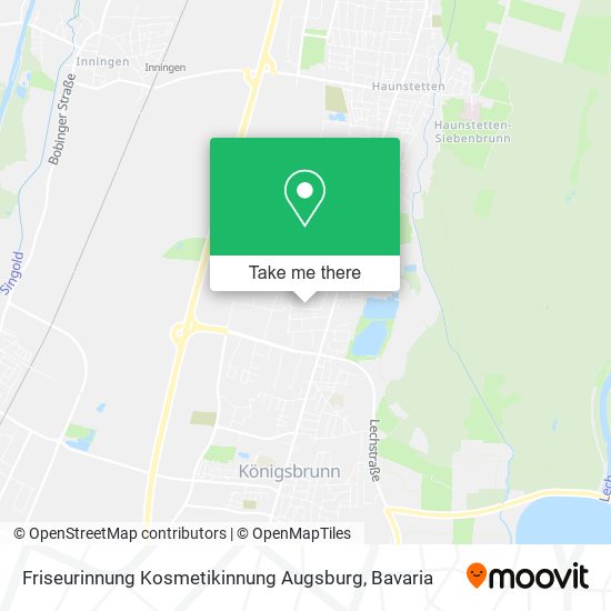 Friseurinnung Kosmetikinnung Augsburg map