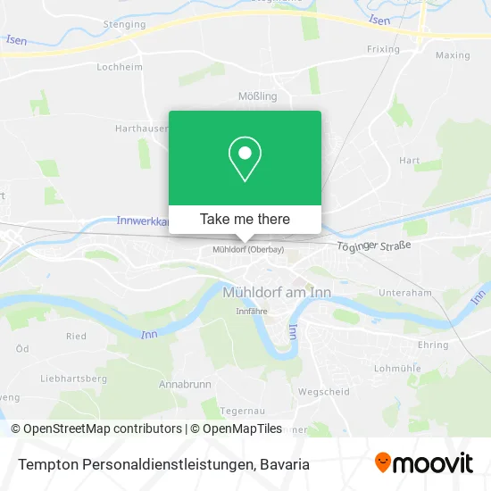 Tempton Personaldienstleistungen map