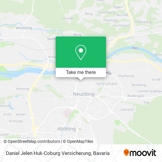 Daniel Jelen Huk-Coburg Versicherung map