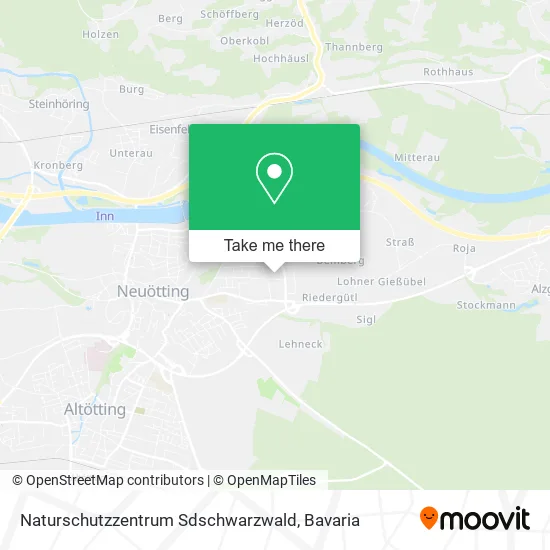Карта Naturschutzzentrum Sdschwarzwald