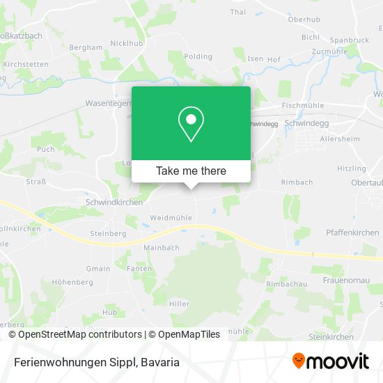 Ferienwohnungen Sippl map