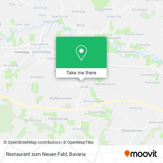 Restaurant zum Neuen Fabl map