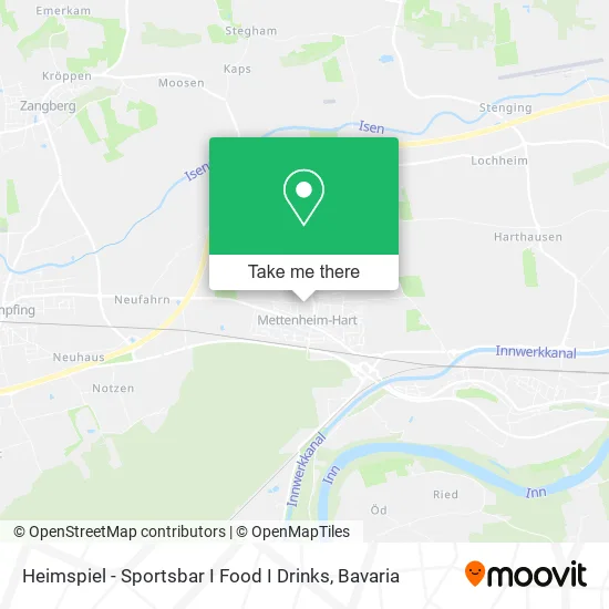 Карта Heimspiel - Sportsbar I Food I Drinks